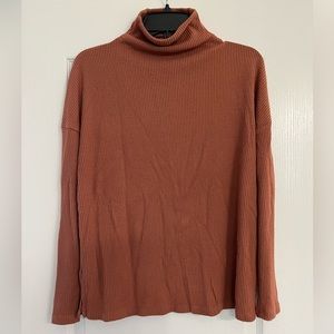 A New Day Mock Turtleneck LS Top